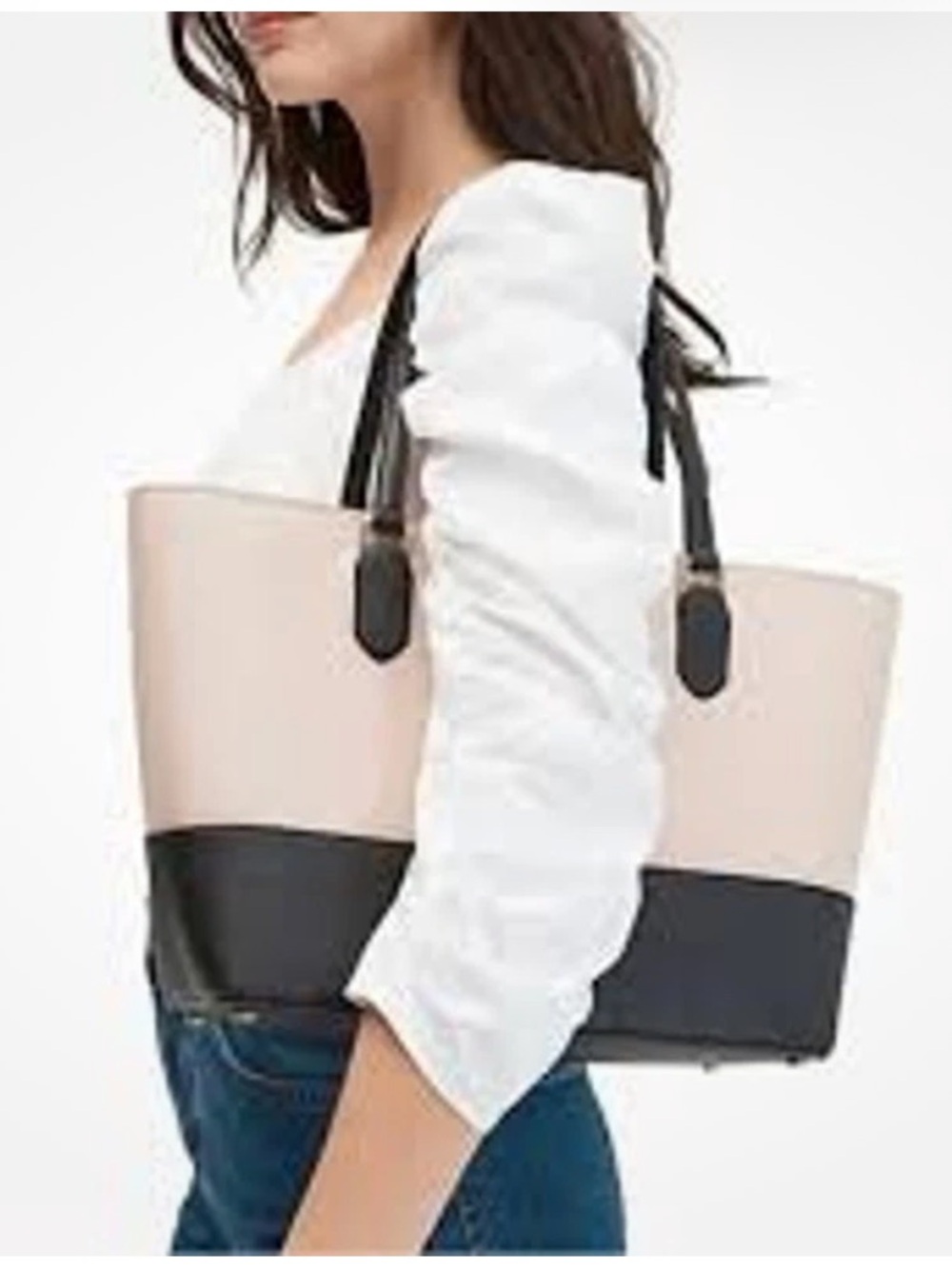kate spade Two-Tone Blush and Black NY Laurel Way Tote